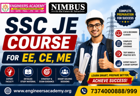 SSC JE Course For EE, CE and ME