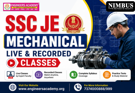 SSC JE Mechanical live & recorded classes | Join live & Recorded For Mechanical Exam