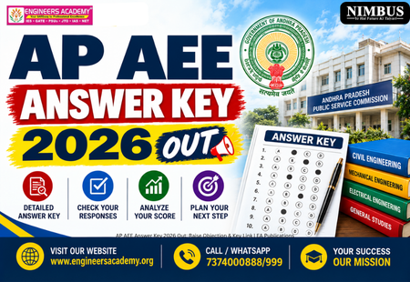 AP AEE Answer Key 2026 Out: Check Raise Objection & Key Link