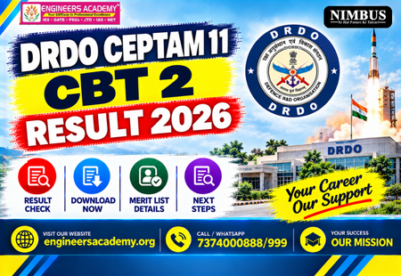 DRDO Ceptam 11 CBT 2 Result 2026