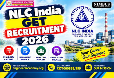 NLC India GET Recruitment Notification 2026 Out: Check Vacancy, Eligibility, Apply Online & More