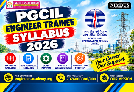 PGCIL Engineer Trainee Syllabus 2026
