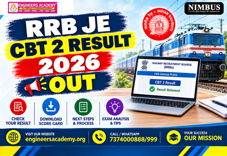 RRB JE CBT 2 Result 2026, Download Selected Candidates List PDF