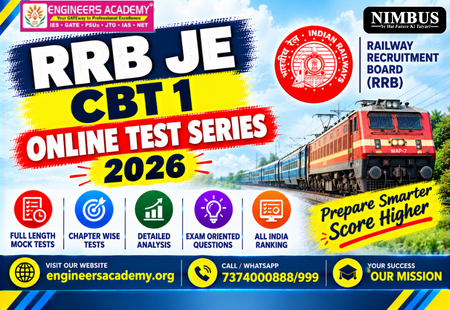 RRB JE CBT Online Test Series 2026