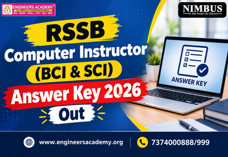 RSSB Computer Instructor Answer Key 2026