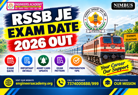 RSSB JE Exam Date 2026