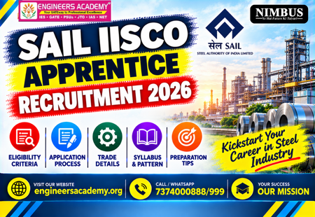 SAIL IISCO Apprentice Recruitment 2026: Check Notification, Vacancy, Eligibility Salary & More