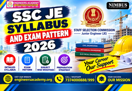 SSC JE Syllabus and Exam Pattern 2026