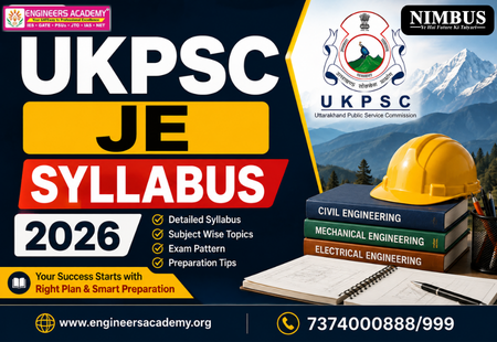 UKPSC JE Syllabus 2026: Check Exam Pattern & Topic Wise Syllabus