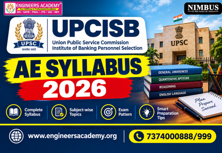 UPCISB AE Syllabus 2026: Exam Pattern & Topic-Wise Syllabus
