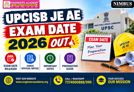 UPCISB JE AE Exam Date 2026 Out: Exam Schedule & Shift Timing