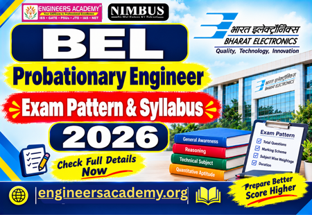 BEL Probationary Engineer Syllabus 2026: Exam Pattern & Topic-Wise Syllabus