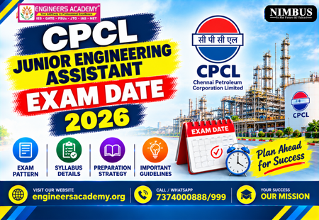 CPCL Junior Engineering Assistant Exam Date 2026