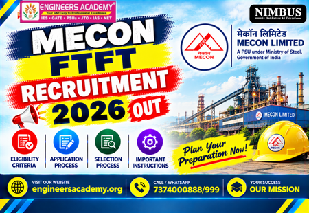 MECON FTFT Recruitment 2026