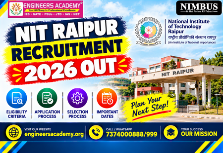 NIT Raipur Recruitment 2026