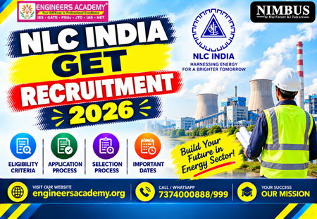 NLC India GET Recruitment 2026 Notification Out: Check Apply Online for 143 Vacancies Through GATE 2025