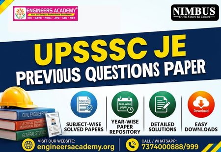 UPSSSC JE Previous Questions Paper