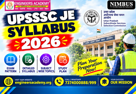 UPSSSC JE Syllabus 2026