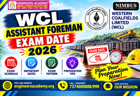 WCL Assistant Foreman Exam date 2026