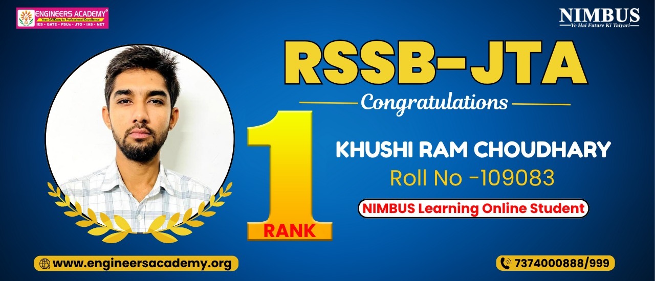 RSSB JTA Topper